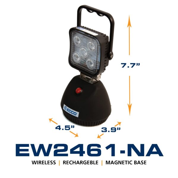 LÁMPARA DE TRABAJO LED MAGNÉTICA EW2461 ECCO - Imagen 2