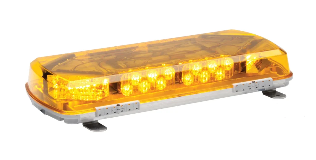 MINI BARRA LED 16″ MINI CENTURY ÁMBAR BASE MAGNÉTICA MC16MA