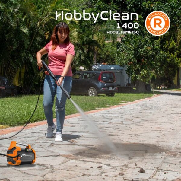 HIDROLAVADORA ELECTRICA 1600PSI 6LPM 1.5HP HD06L16ME150 HOBBY CLEAN - Imagen 4
