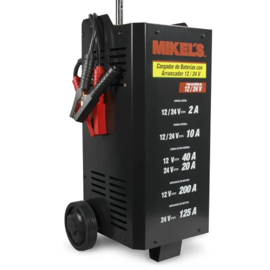 CARGADOR PARA BATERIAS CON ARRANCADOR 12/24V CBAP1224 MIKELS