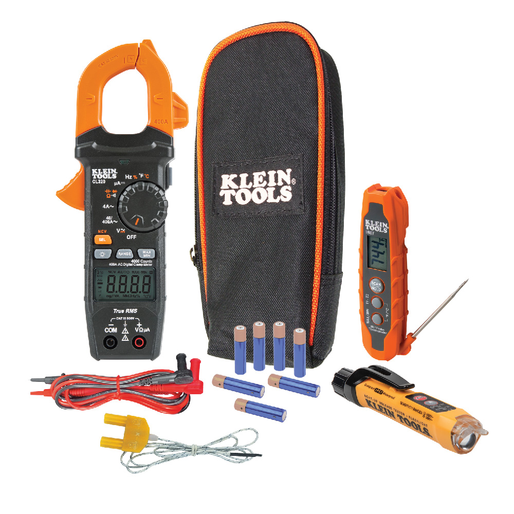 KIT DE PRUEBA ELÉCTRICA DE HVAC CL320KIT KLEIN TOOLS