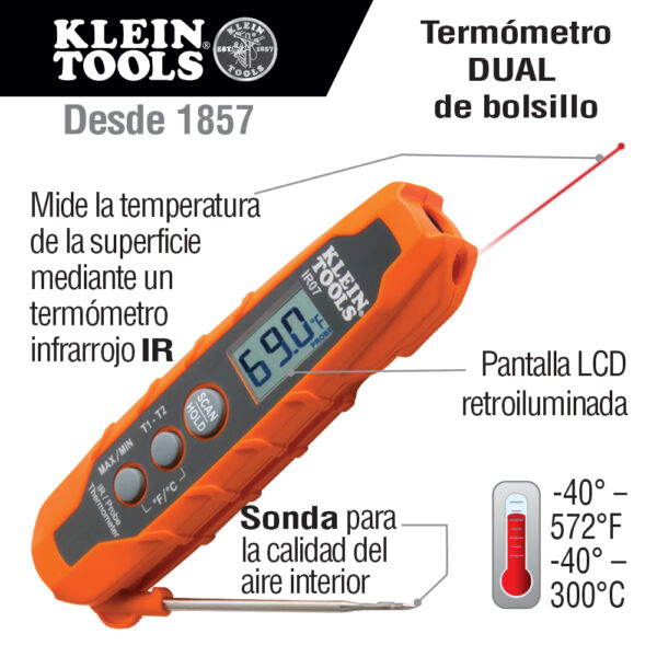 KIT DE PRUEBA ELECTRICA DE HVAC CL320KIT KLEIN TOOLS - Imagen 2