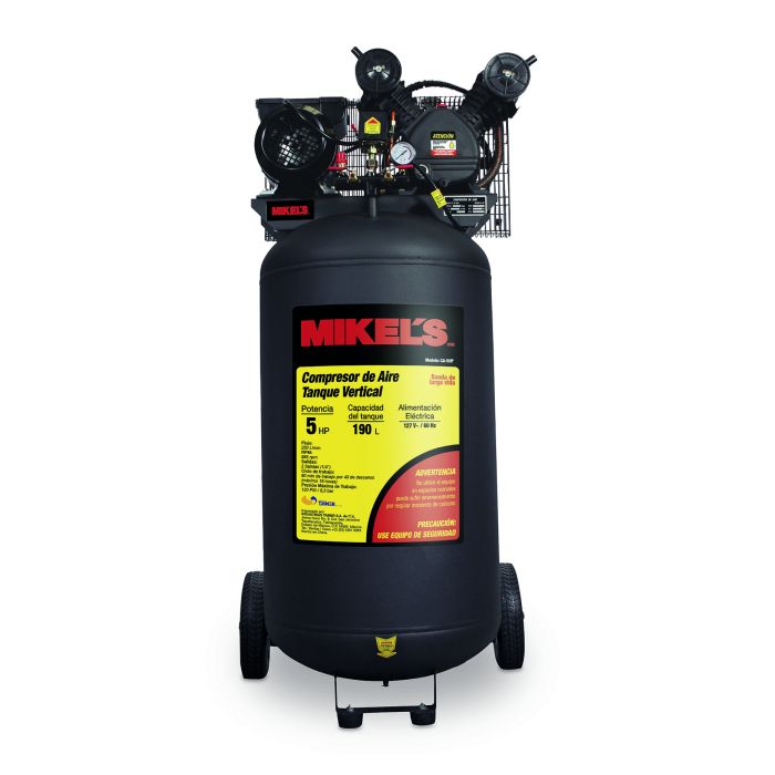 COMPRESOR DE AIRE CON BANDA 5 HP 1200RPM CA-5HP MIKELS