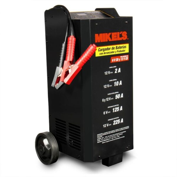 Cargador de baterías con arrancador 2/10/50/125/225 AMP CBAP-225 MIKELS