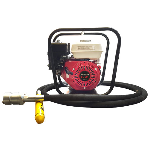 RENTA DE VIBRADOR DE CONCRETO PORTATIL A GASOLINA MOTOR 5.5 HP HONDA GX160